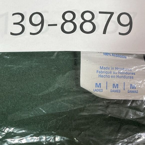 Green Bay Packers T Shirt Womens Size Medium Green V Neck NFL Graphic Go Pack Go - Picture 9 of 9